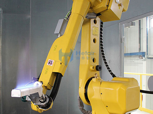 flame treatment machine surface activating via flaming 2