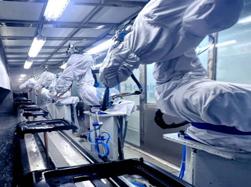 Spinder Line Robot Spraying