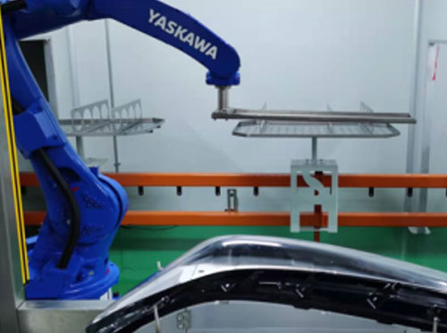 Offline Spraying of Headlights