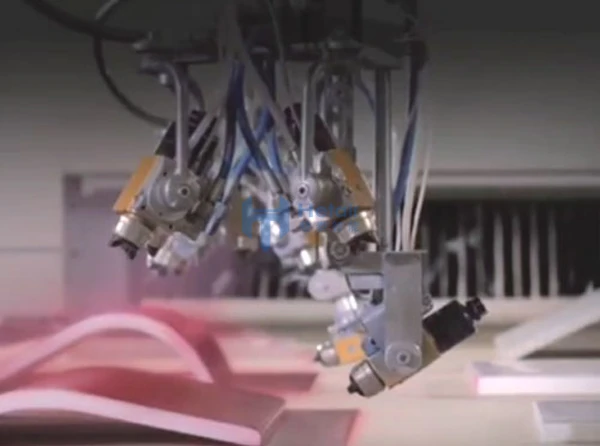 Reciprocating Machine Spraying