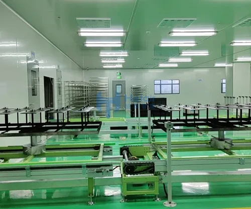 detail of dust free purification workshop