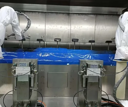 ground rail production line conveyor