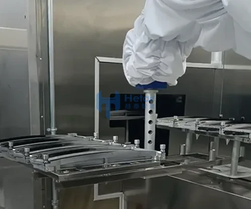 skid coating production line