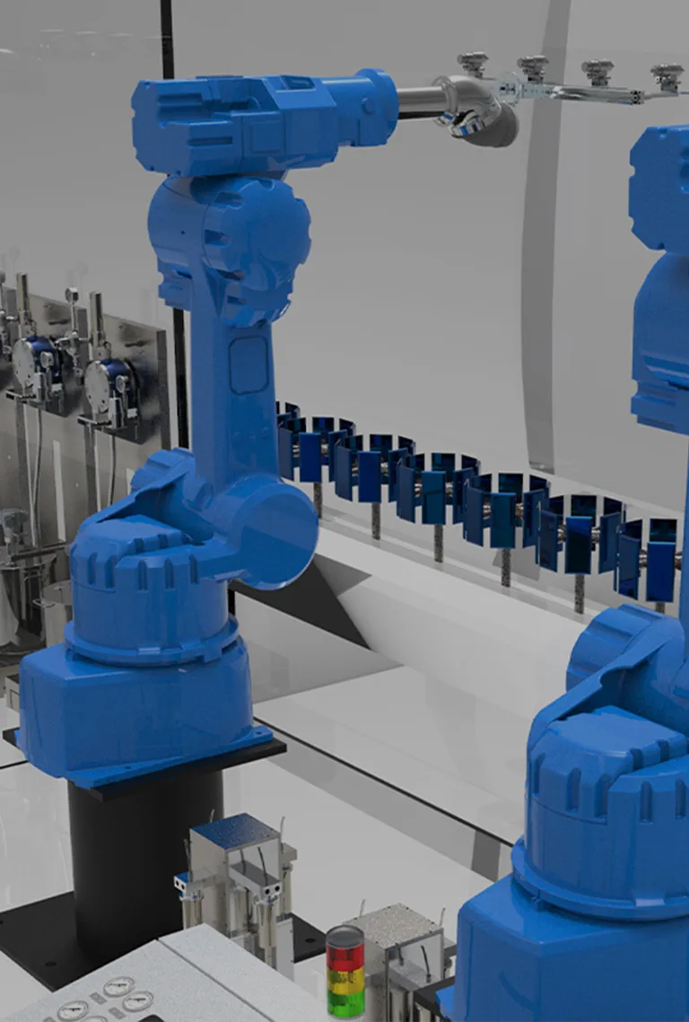 Automatic Paint System and Robot