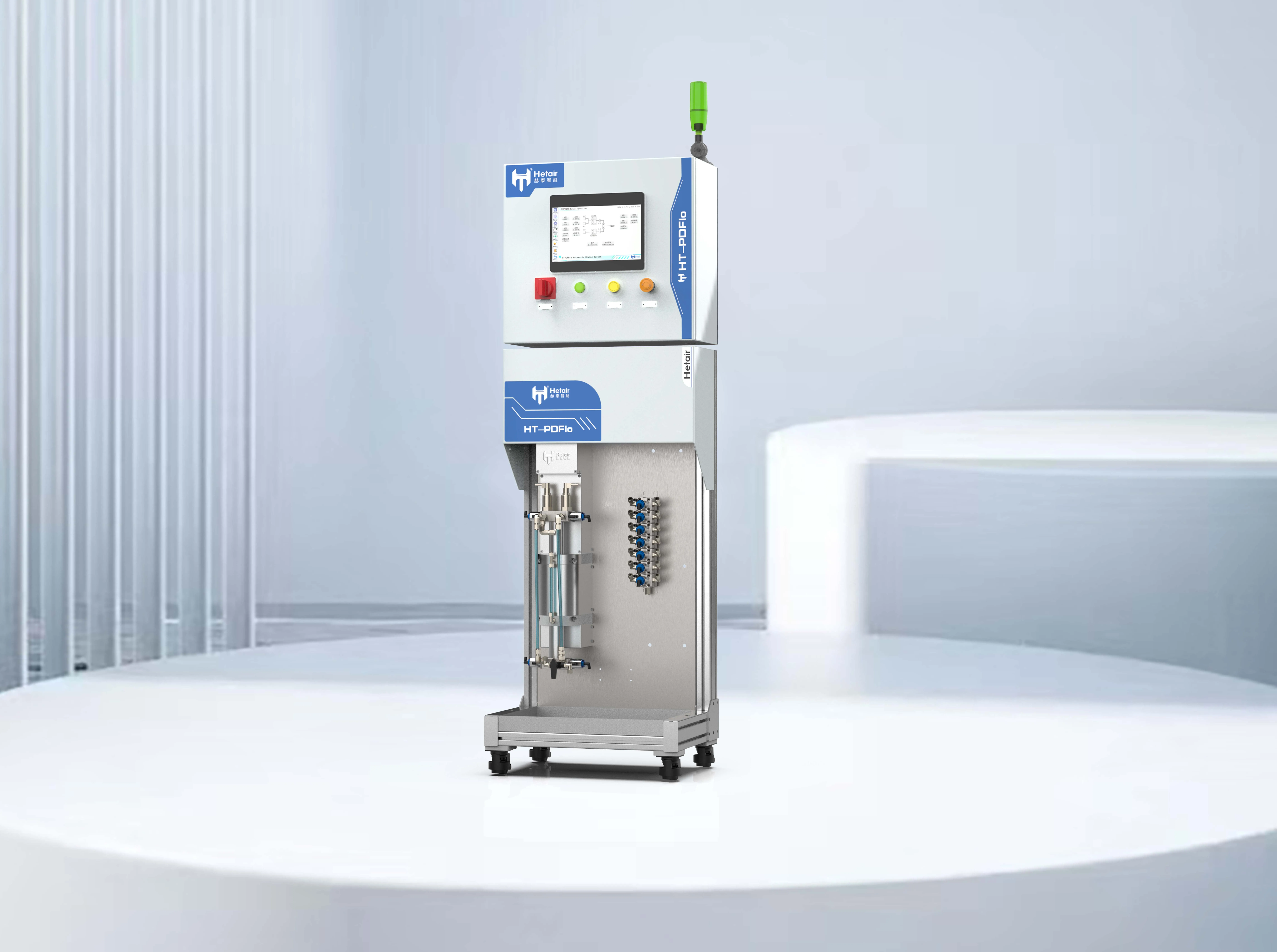 HT-PDFlo Positive Displacement Flow Control System for Measuring Cylinder Volume